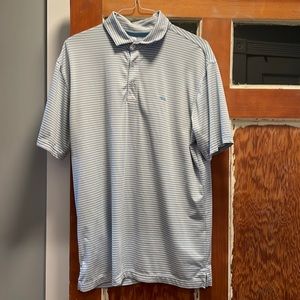 Onward Reserve Men’s medium shirt blue/white striped